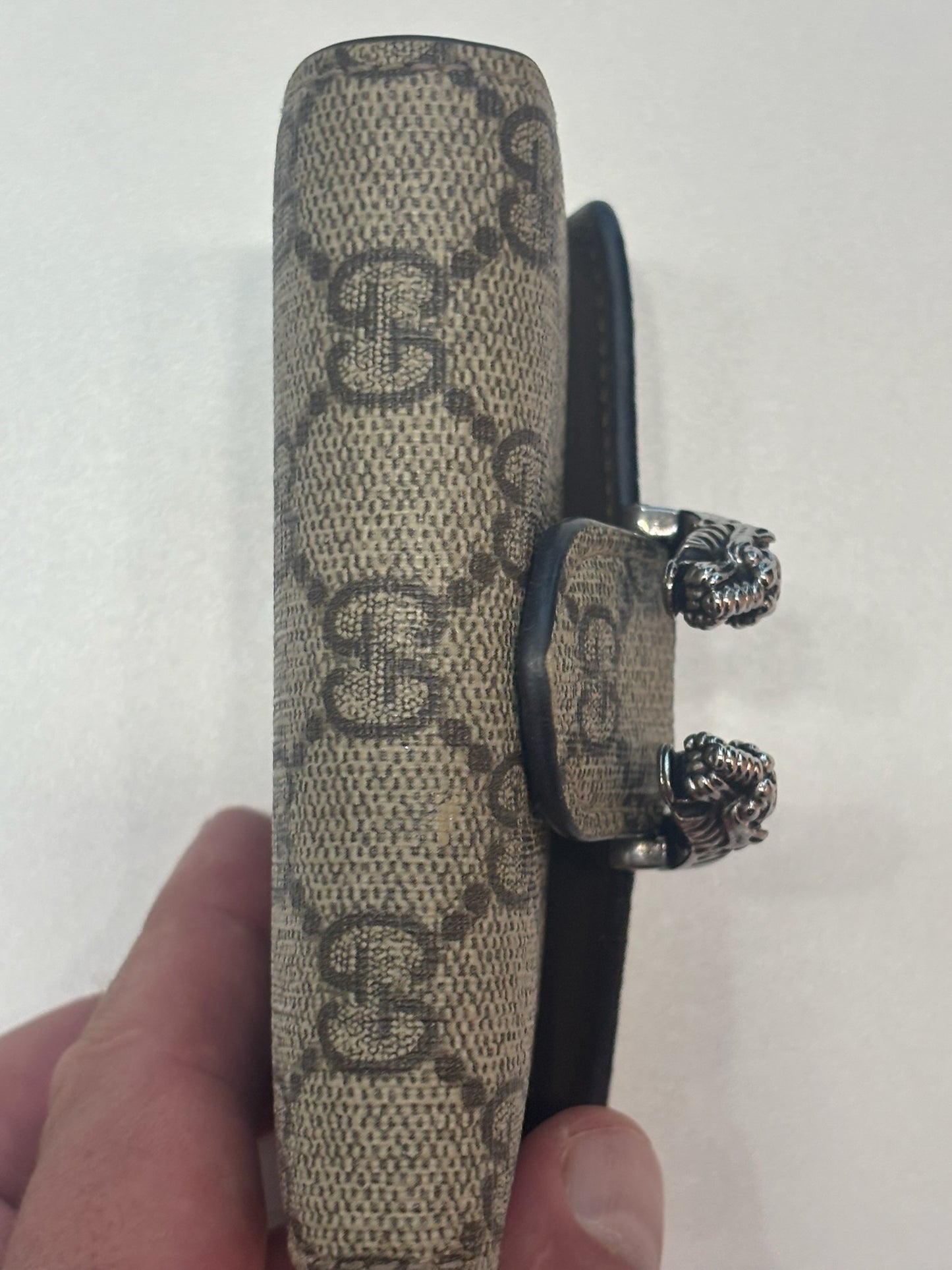 Gucci GG Supreme Monogram Dionysus Card Case Wallet (JP)