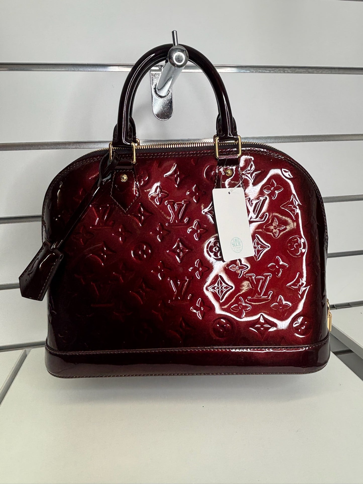 Louis Vuitton Rouge Fauviste Monogram Vernis Alma PM (JP)