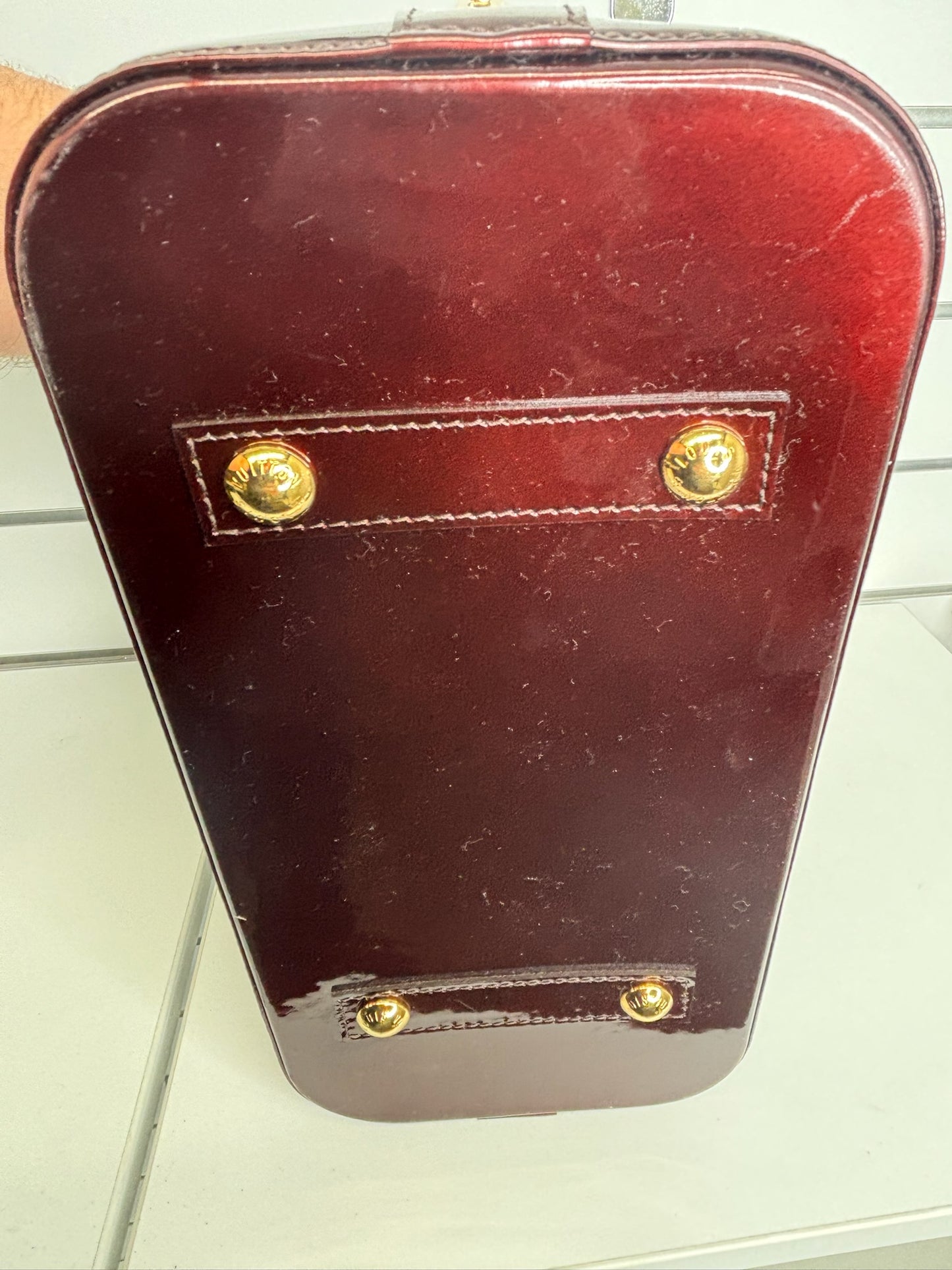 Louis Vuitton Rouge Fauviste Monogram Vernis Alma PM (JP)