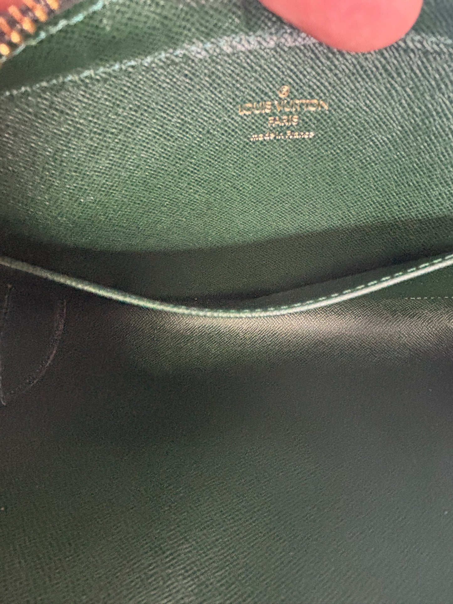 Louis Vuitton Taiga Leather Baikal Clutch Bag (JP)