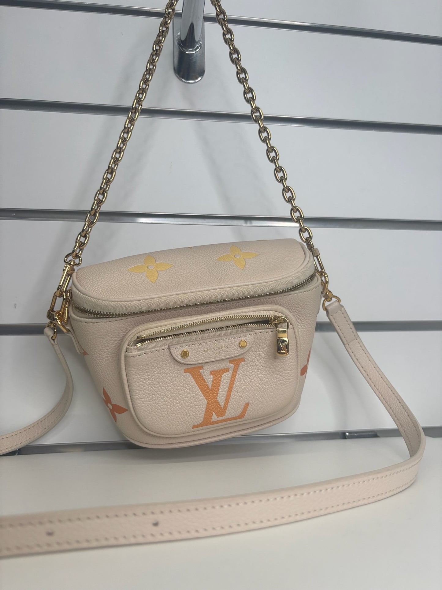 Louis Vuitton Monogram Empreinte Giant Mini Bum Bag (JP)
