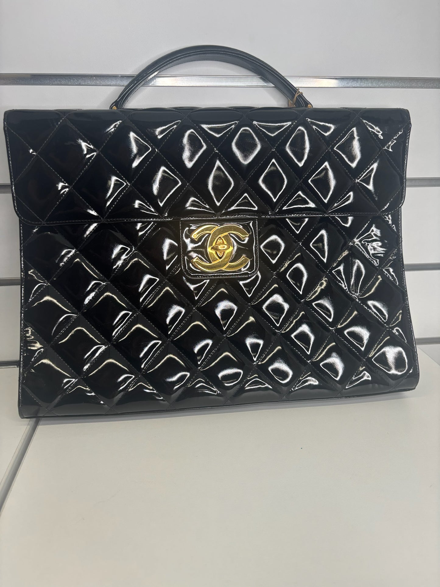 Chanel Patent Leather Briefcase (JP)