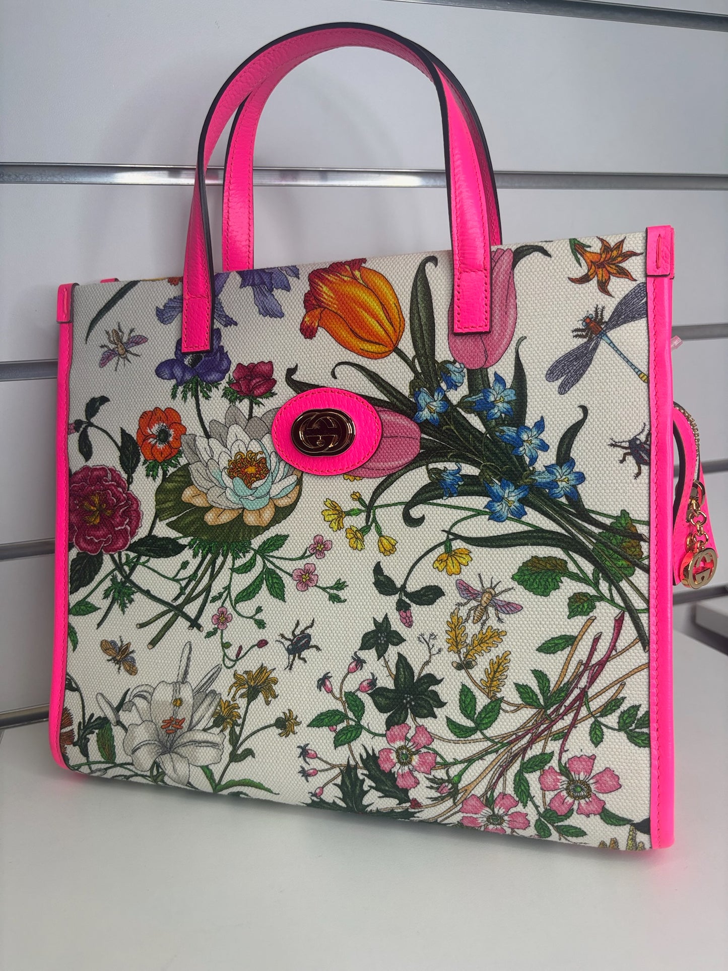 Gucci GG Flora Medium Tote (JP)