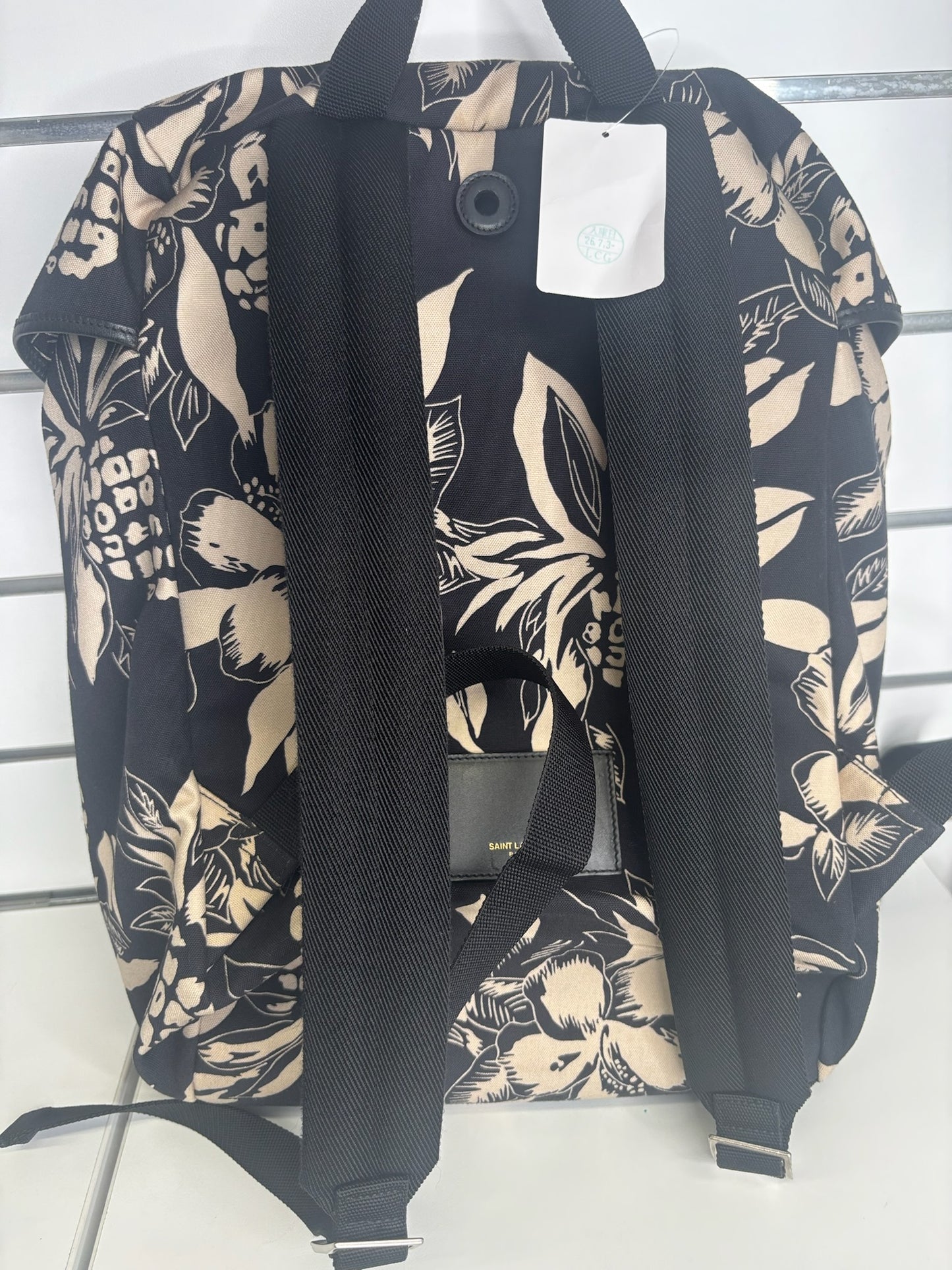 Saint Laurent Canvas Palm Tree City Backpack (JP)