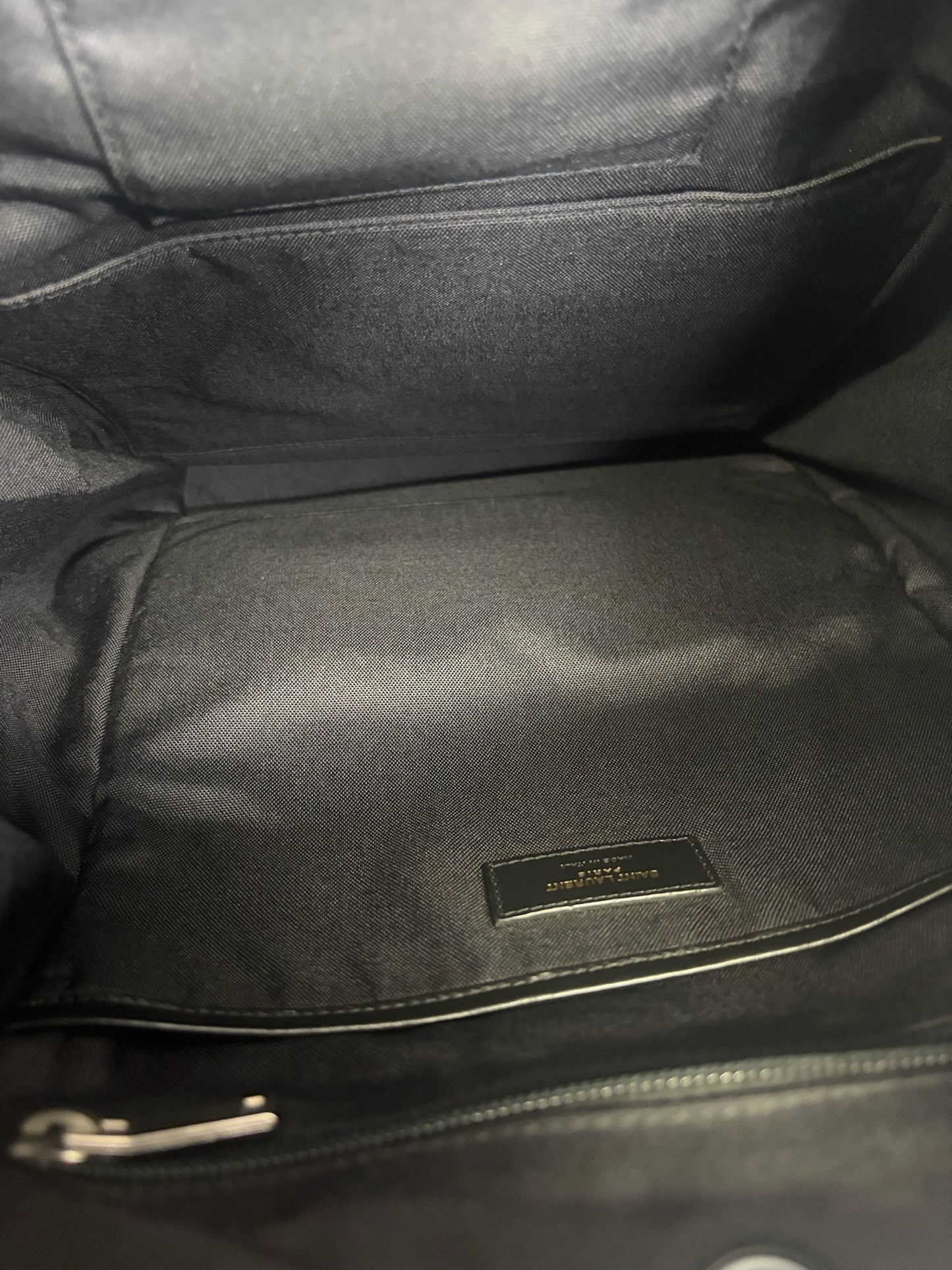 Saint Laurent Canvas Palm Tree City Backpack (JP)