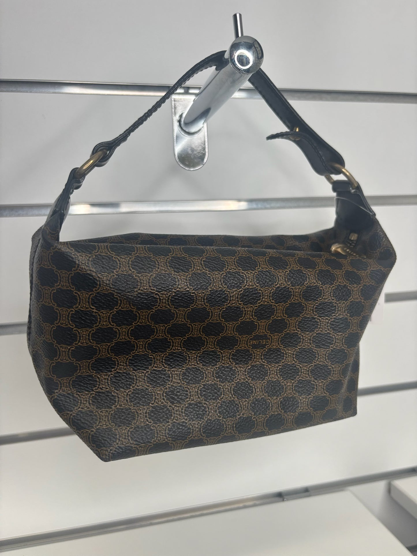 Celine Macadam PVC Coated Canvas Leather Hand Bag (JP)