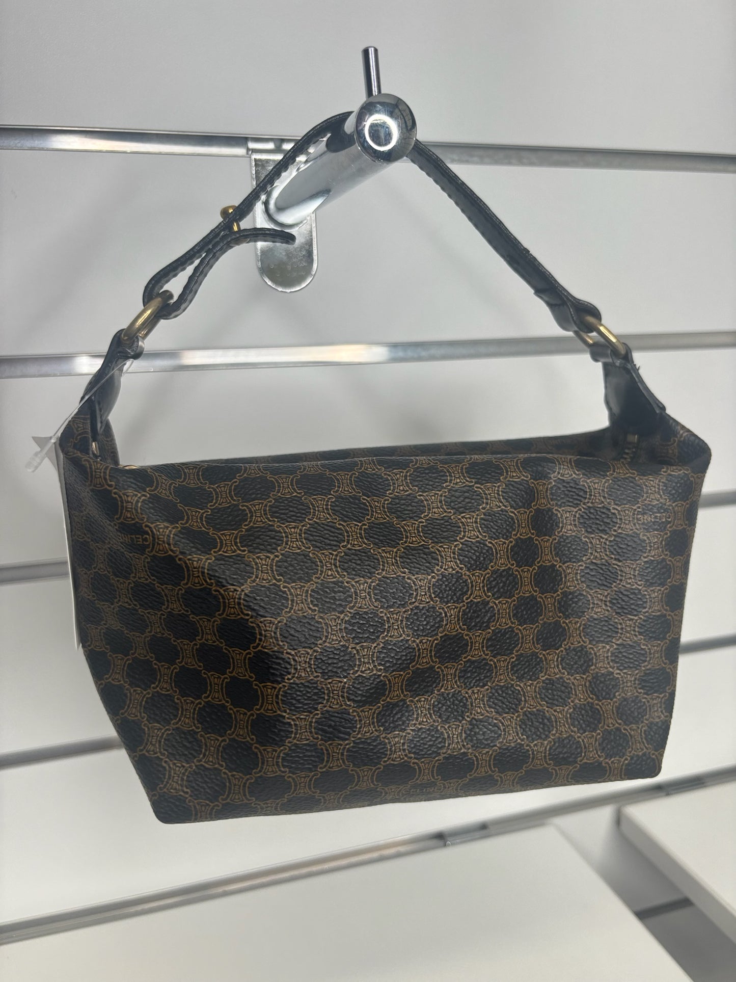 Celine Macadam PVC Coated Canvas Leather Hand Bag (JP)