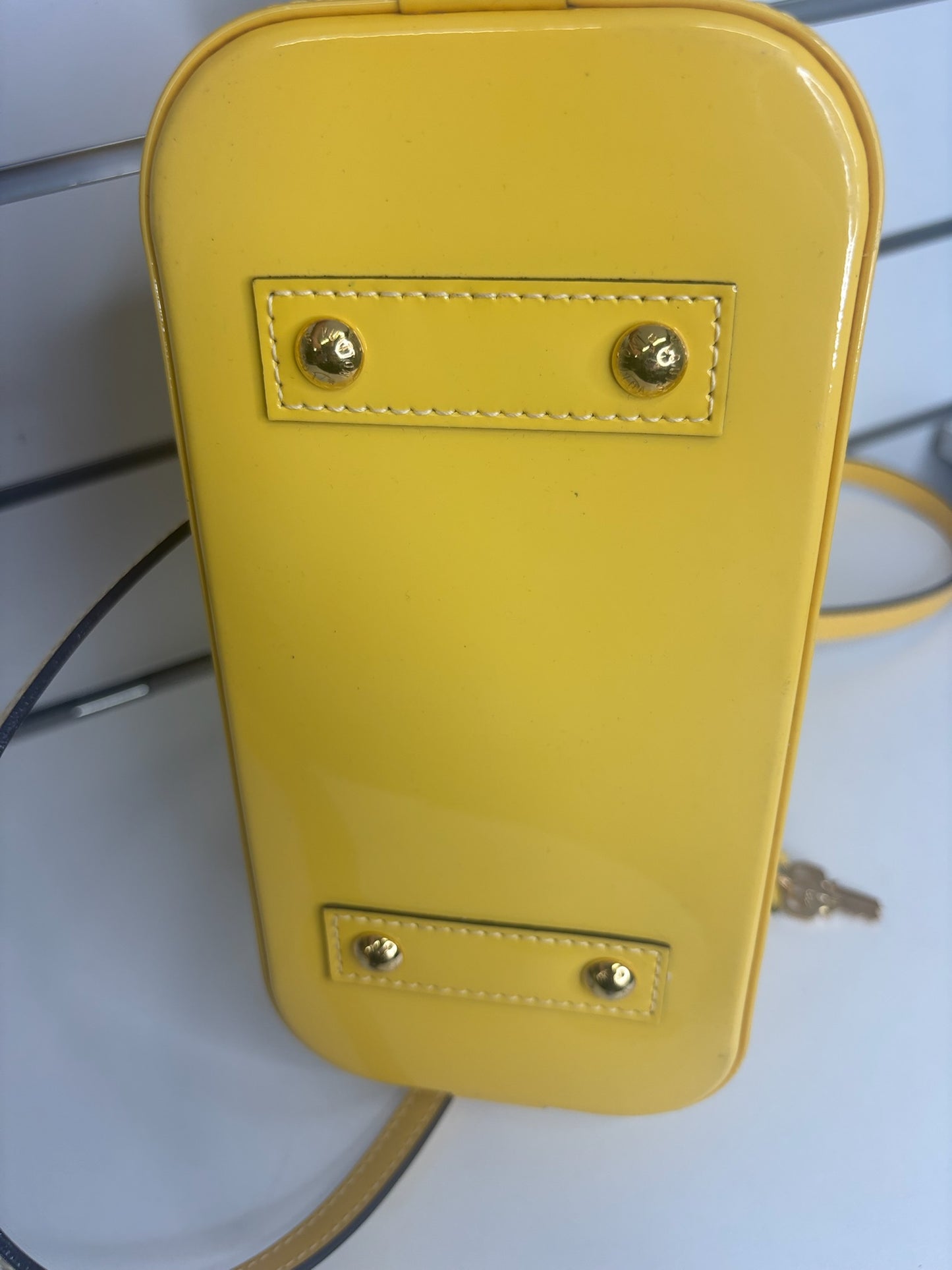 Louis Vuitton Jaune Passion Monogram Vernis Alma BB (JP)