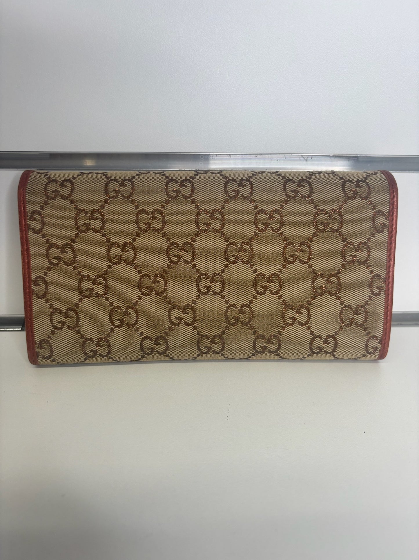 Gucci Monogram Dice Continental Flap Wallet (JP)