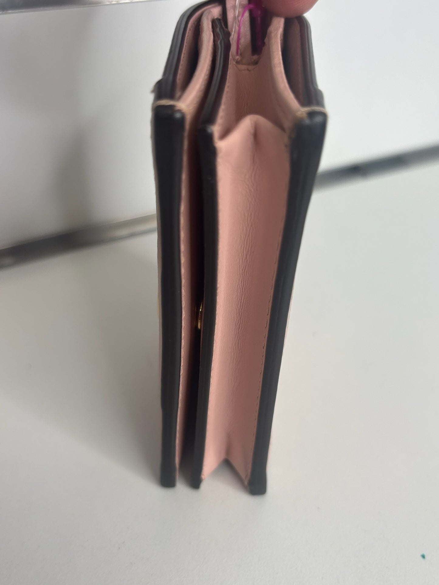 Gucci GG Matelassé Card Case Wallet in Light Pink (JP)