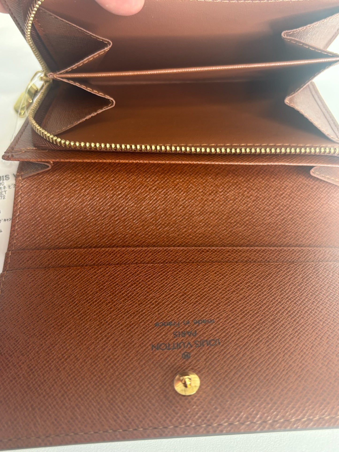 Louis Vuitton Monogram Porte-Monnaie Tresor Wallet (CT0072) (JP)