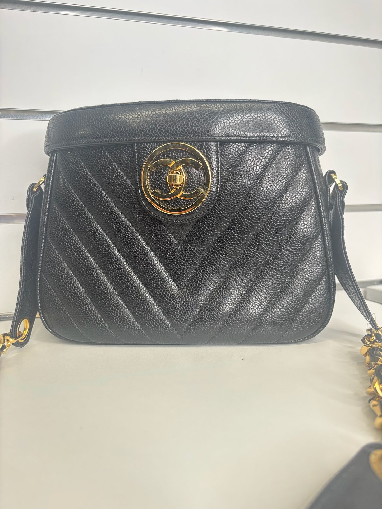 Chanel Lambskin Bucket Canister Shoulder Bag (JP)