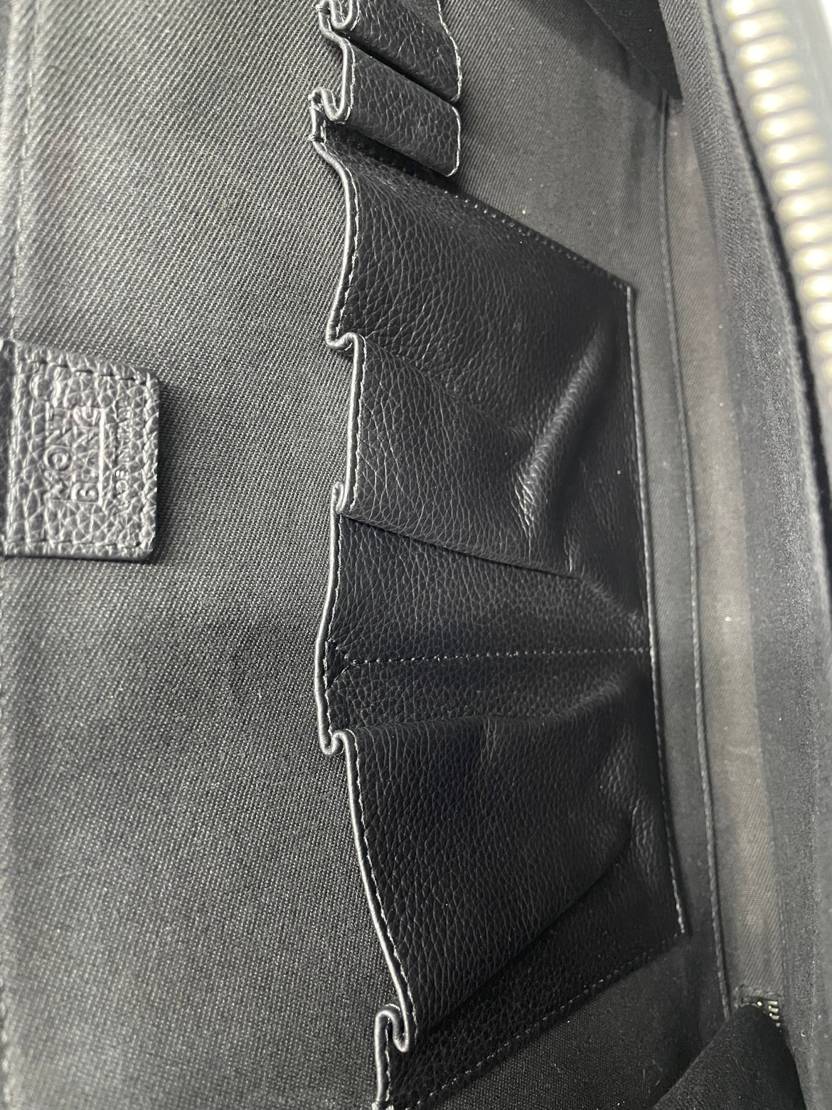 Montblanc Black Leather Meisterstück Portfolio ONE Clutch 116732 (V670224)