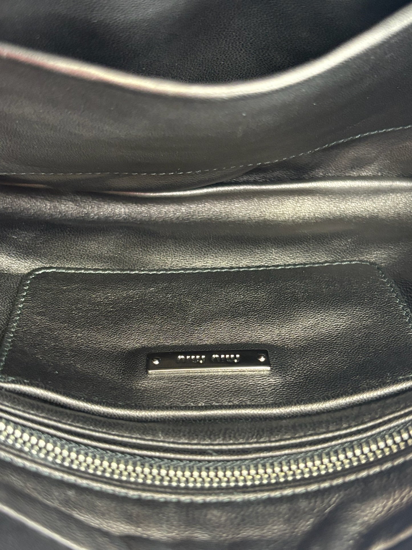 Miu Miu Embellished Leather Clutch (JP)