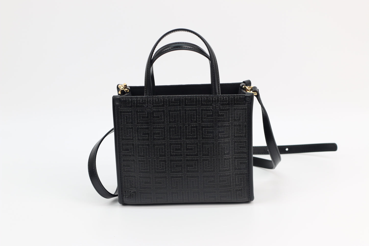 Givenchy Black PVC 4G Coated Mini Tote Bag BB50N0B1GT (B07975723P)