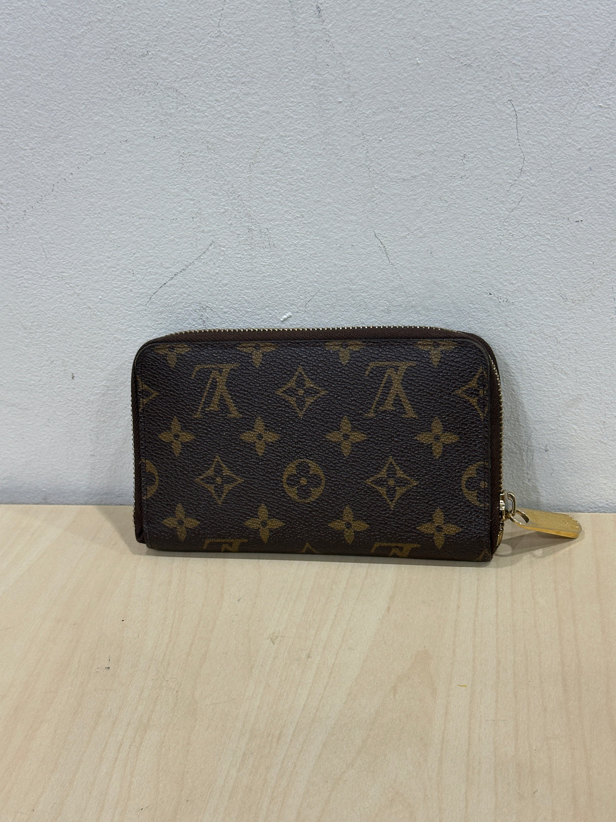 Louis Vuitton Brown PVC Monogram Zippy Compact Wallet ONE Medium Wallet M40499