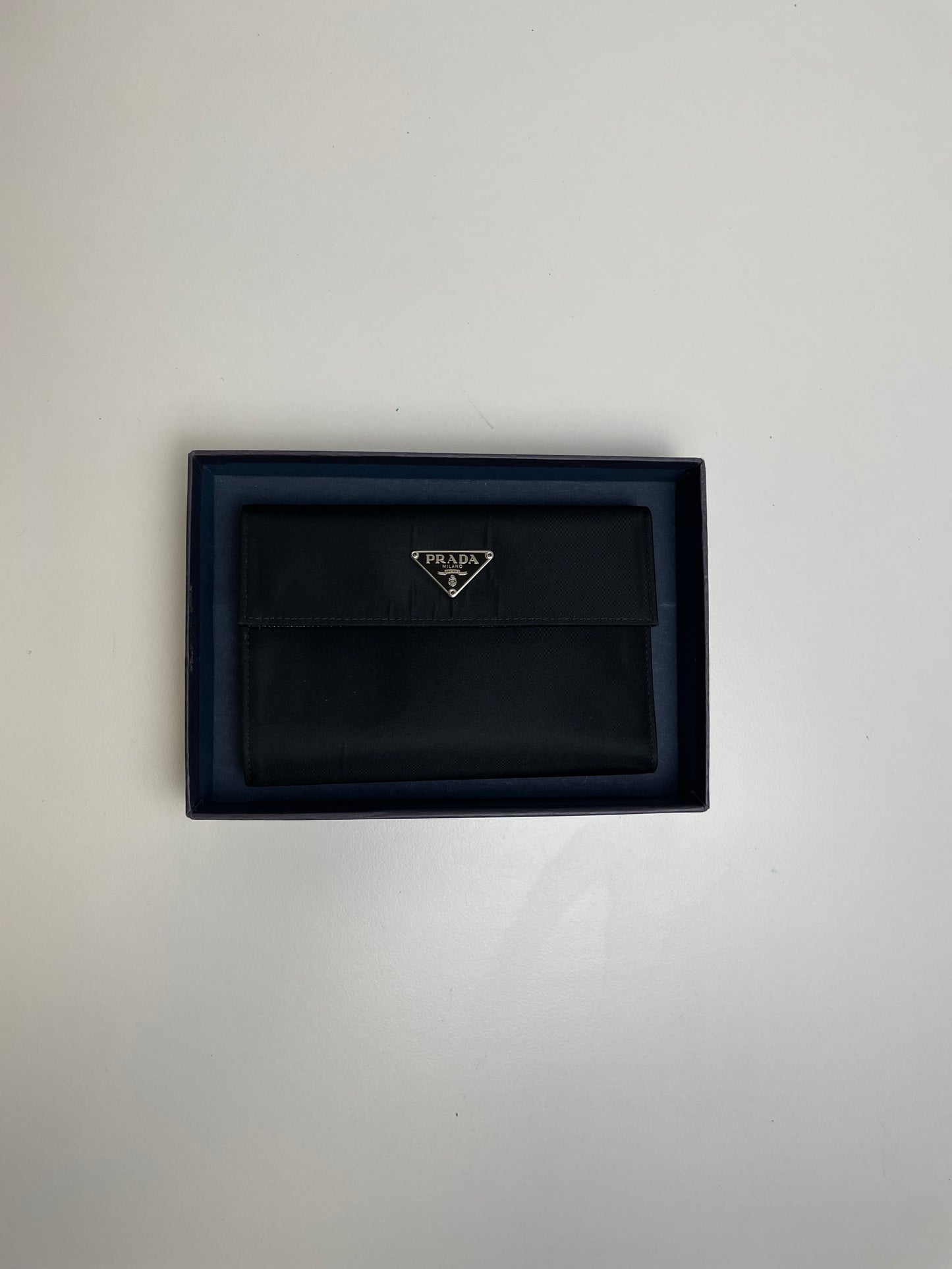 Pre-Owned Prada Nylon Trifold Wallet AJ066