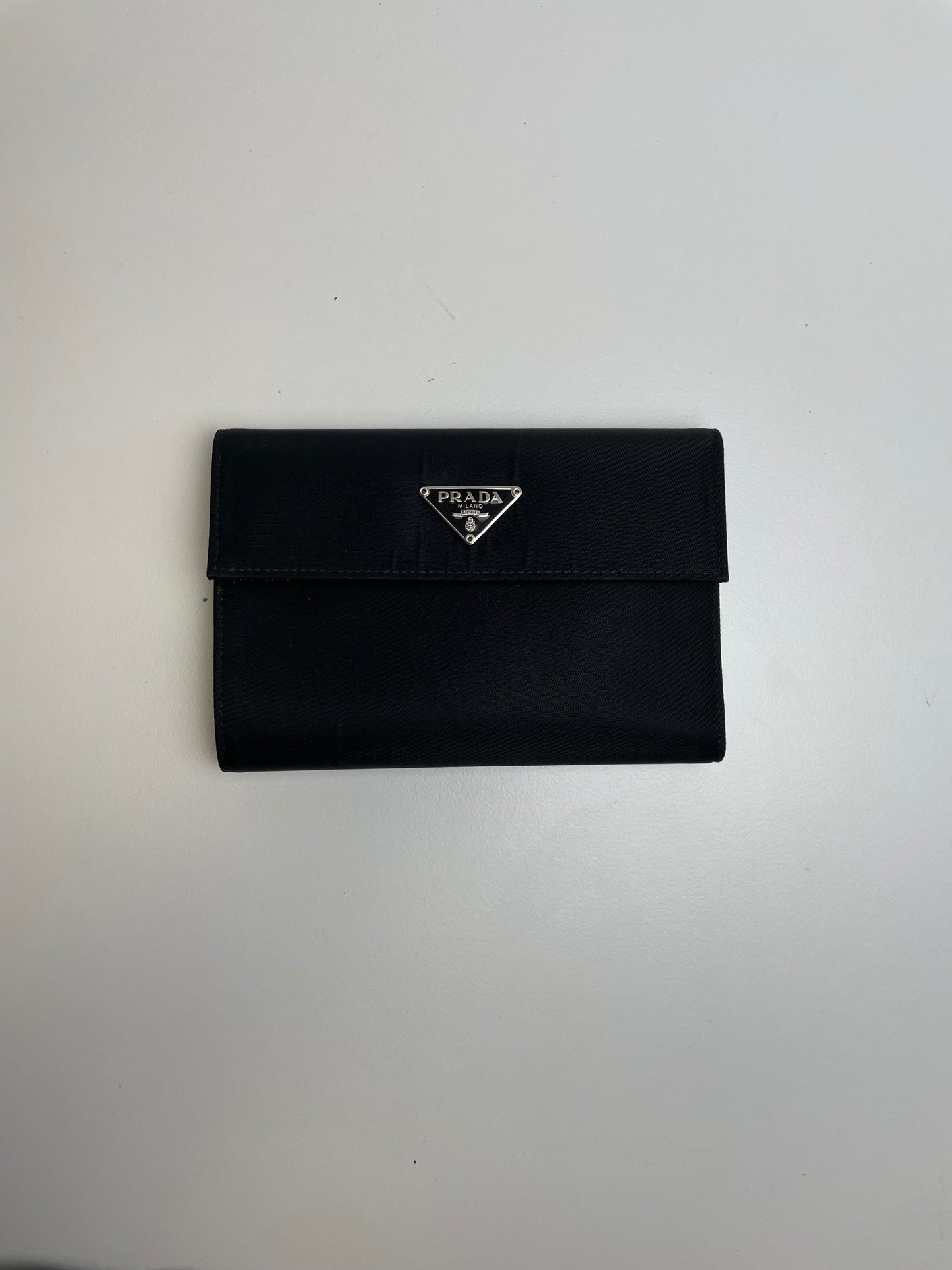 Pre-Owned Prada Nylon Trifold Wallet AJ066