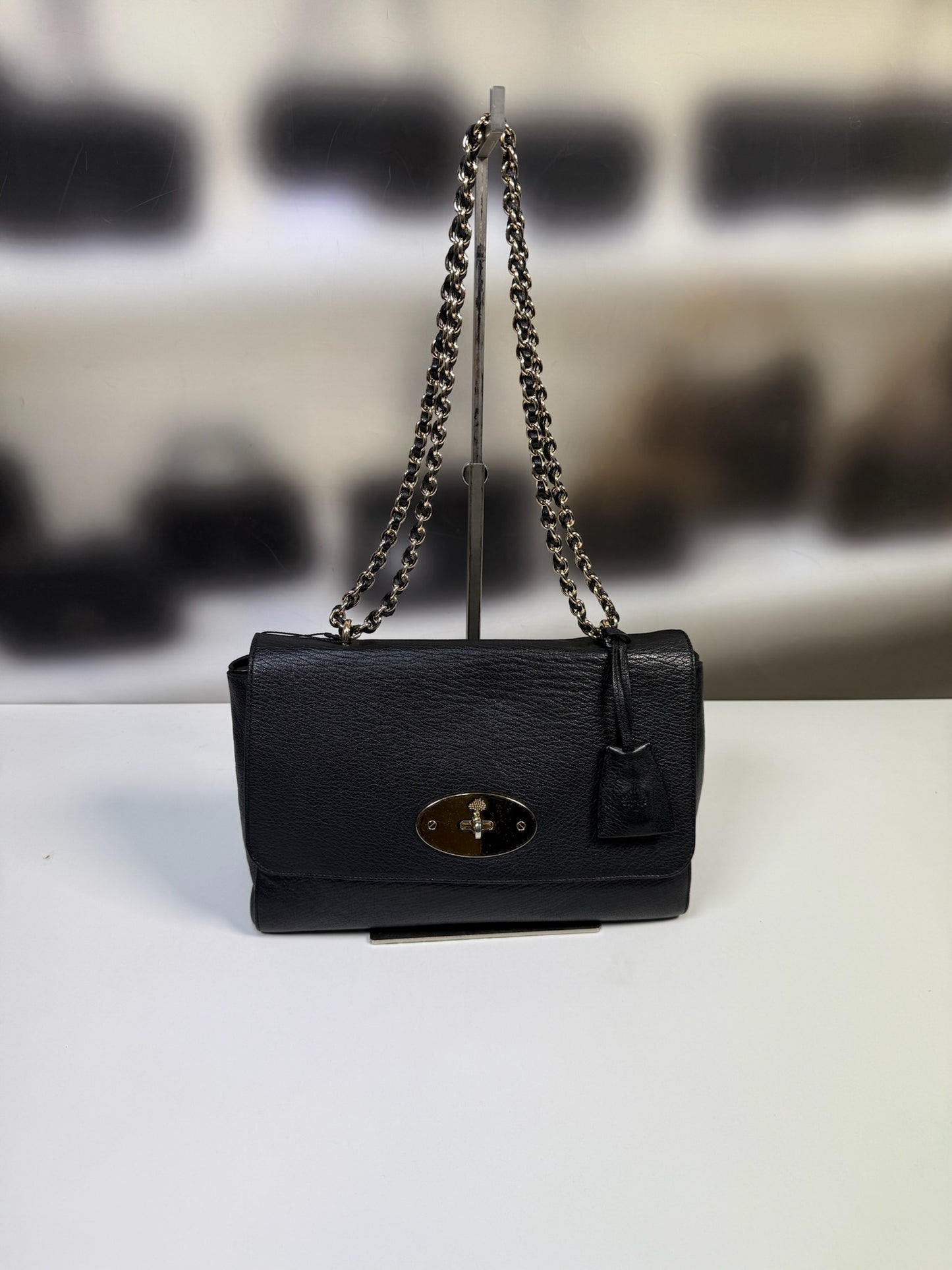 Mulberry Medium Lily Shoulder Bag in black