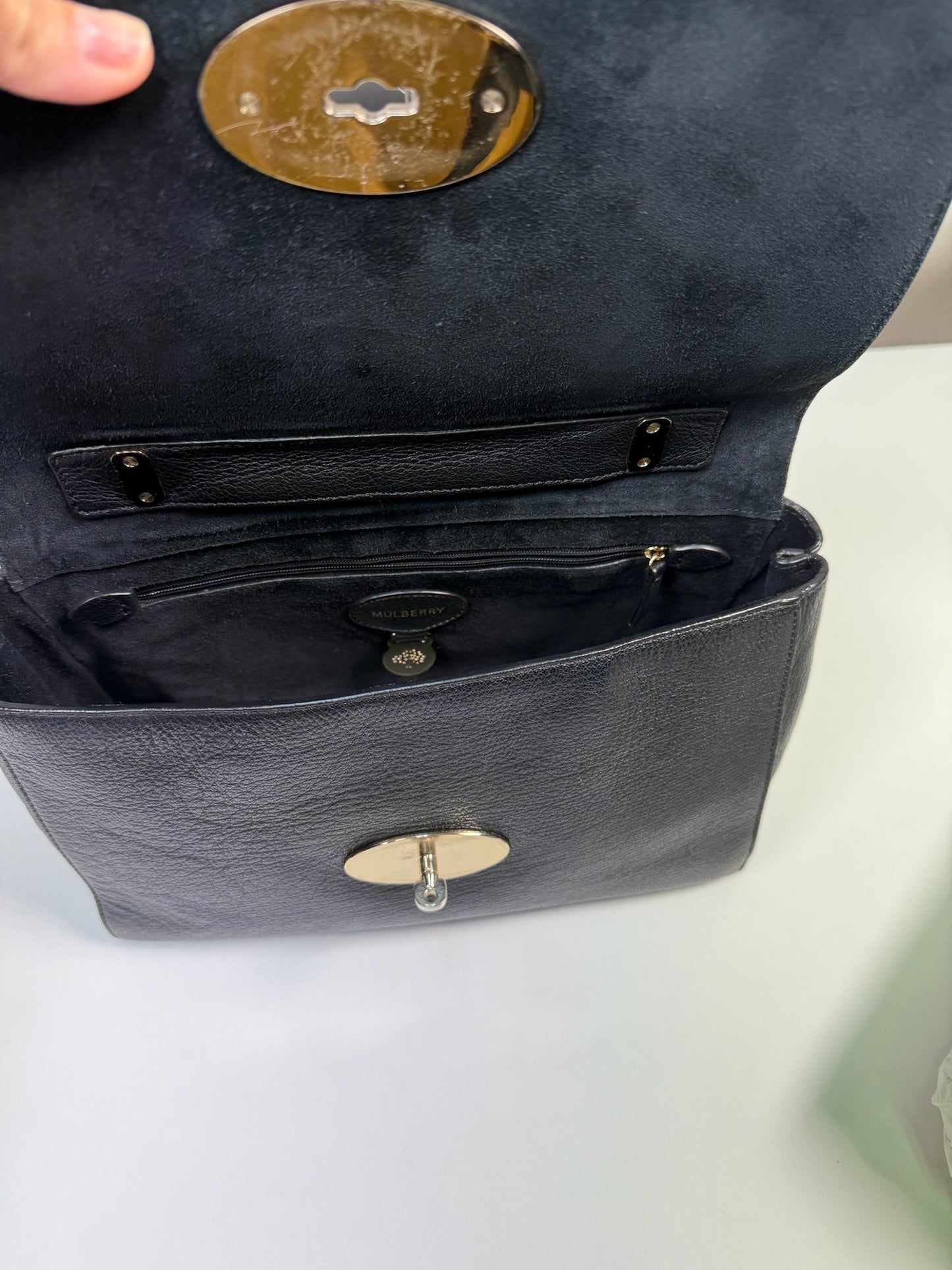 Mulberry Medium Lily Shoulder Bag in black