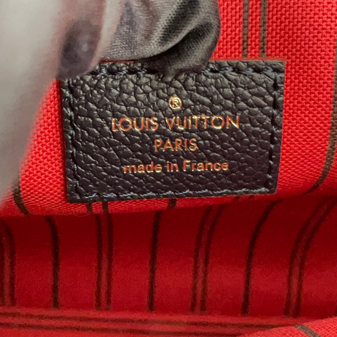 Louis Vuitton Navy Marine Rouge Leather Monogram Empreinte Pochette Metis ONE Shoulder Bag M44071