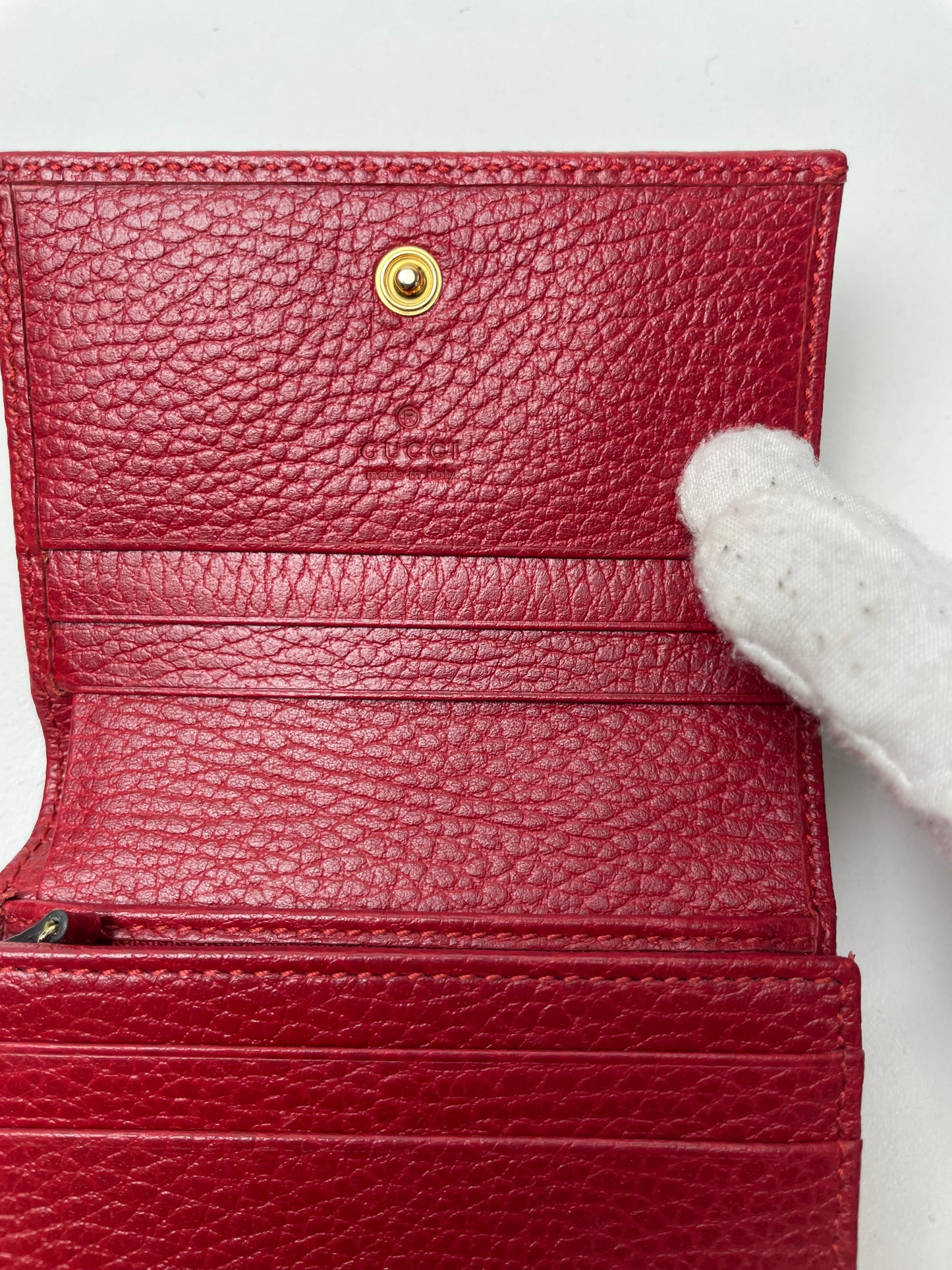 Pre-Owned Gucci GG Marmont Compact Wallet AJ134