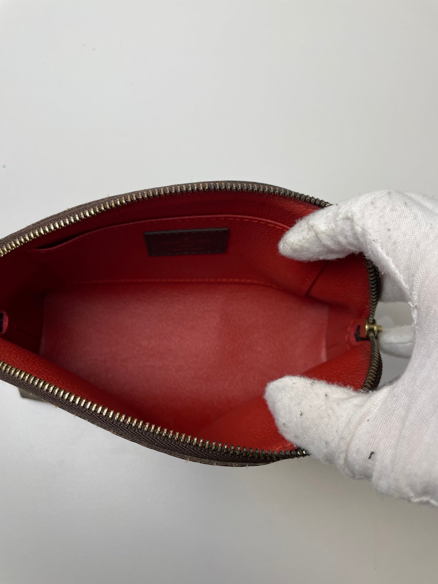 Pre-Owned Louis Vuitton Makeup Pouch Damier AJ145