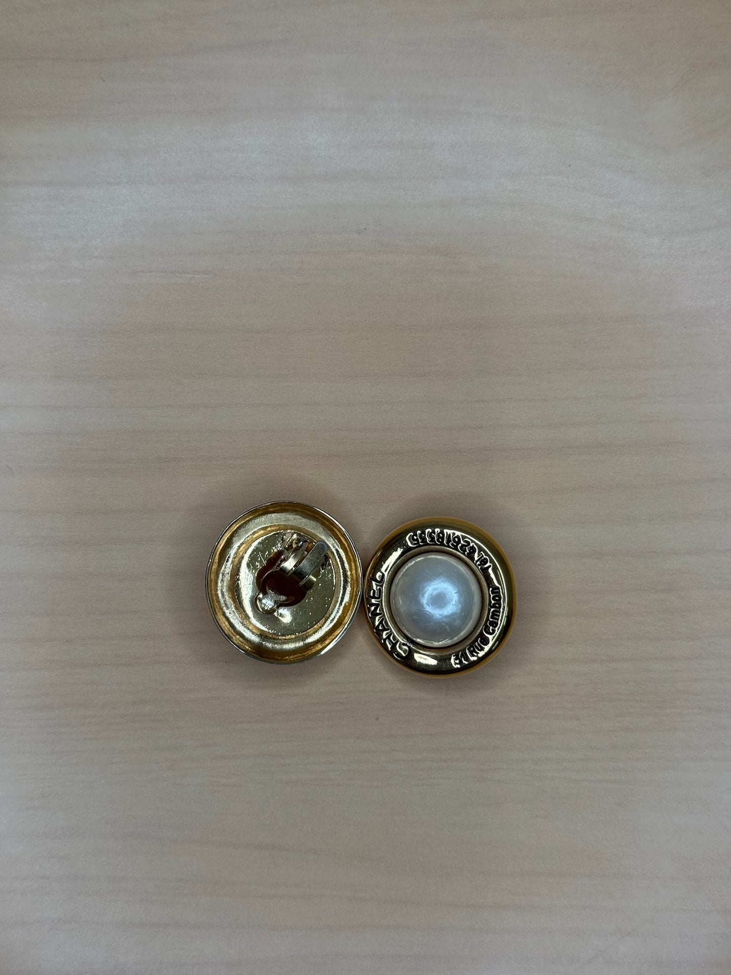 Chanel 31 Rue Cambon Gold-Plated Clip-On Earrings
