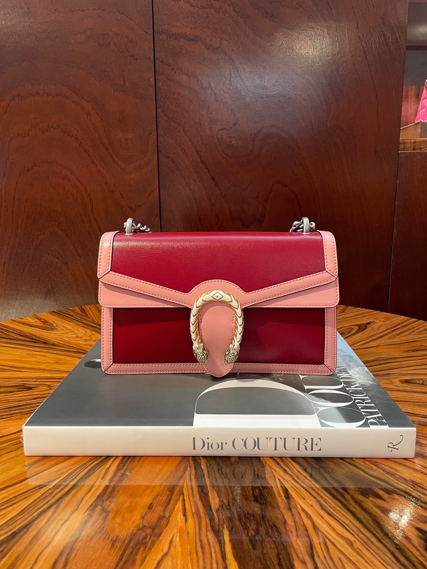 Gucci Dionysus Shoulder Bag Pink Red