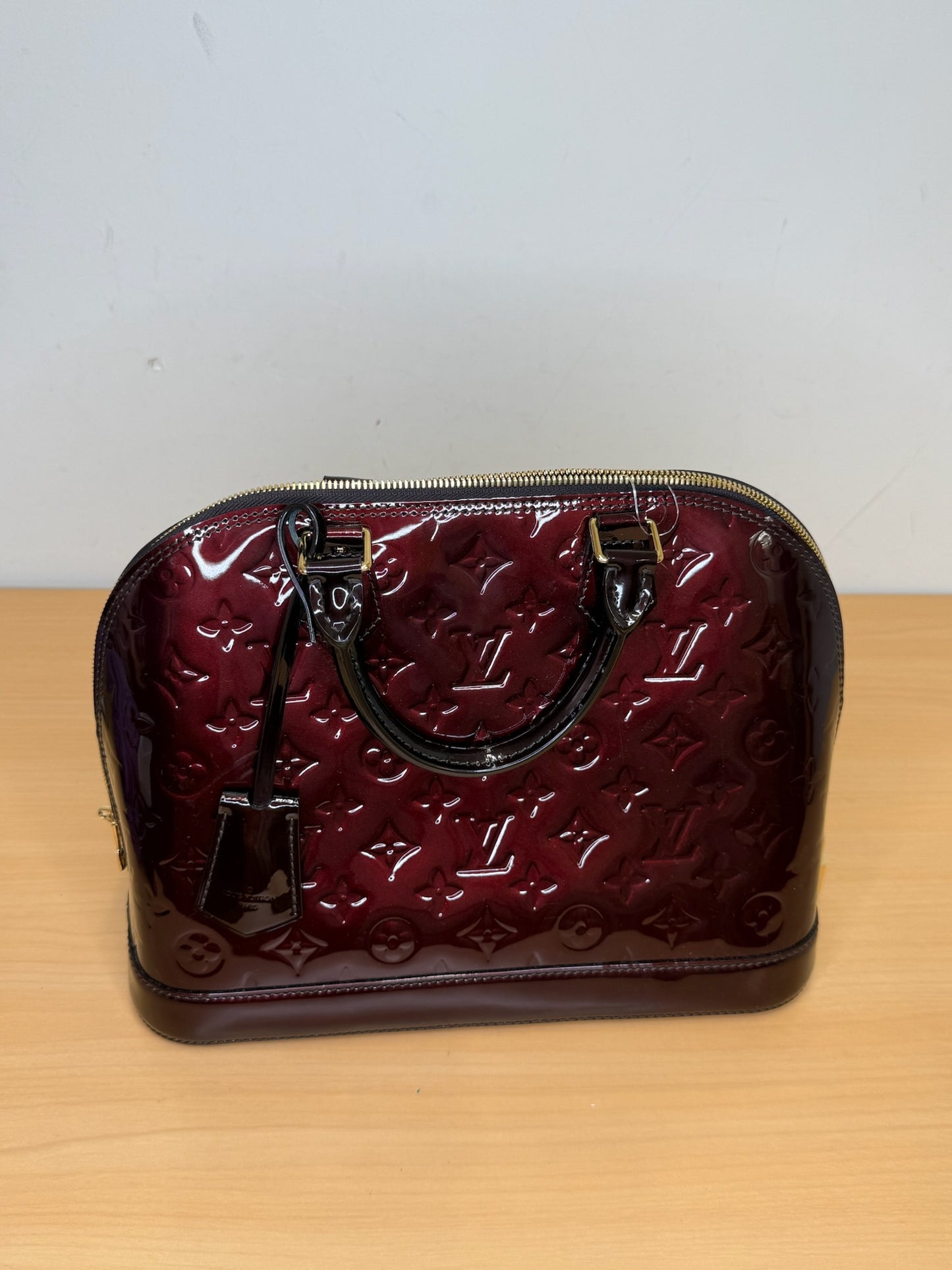 Louis Vuitton Alma PM in Amarante Monogram Vernis