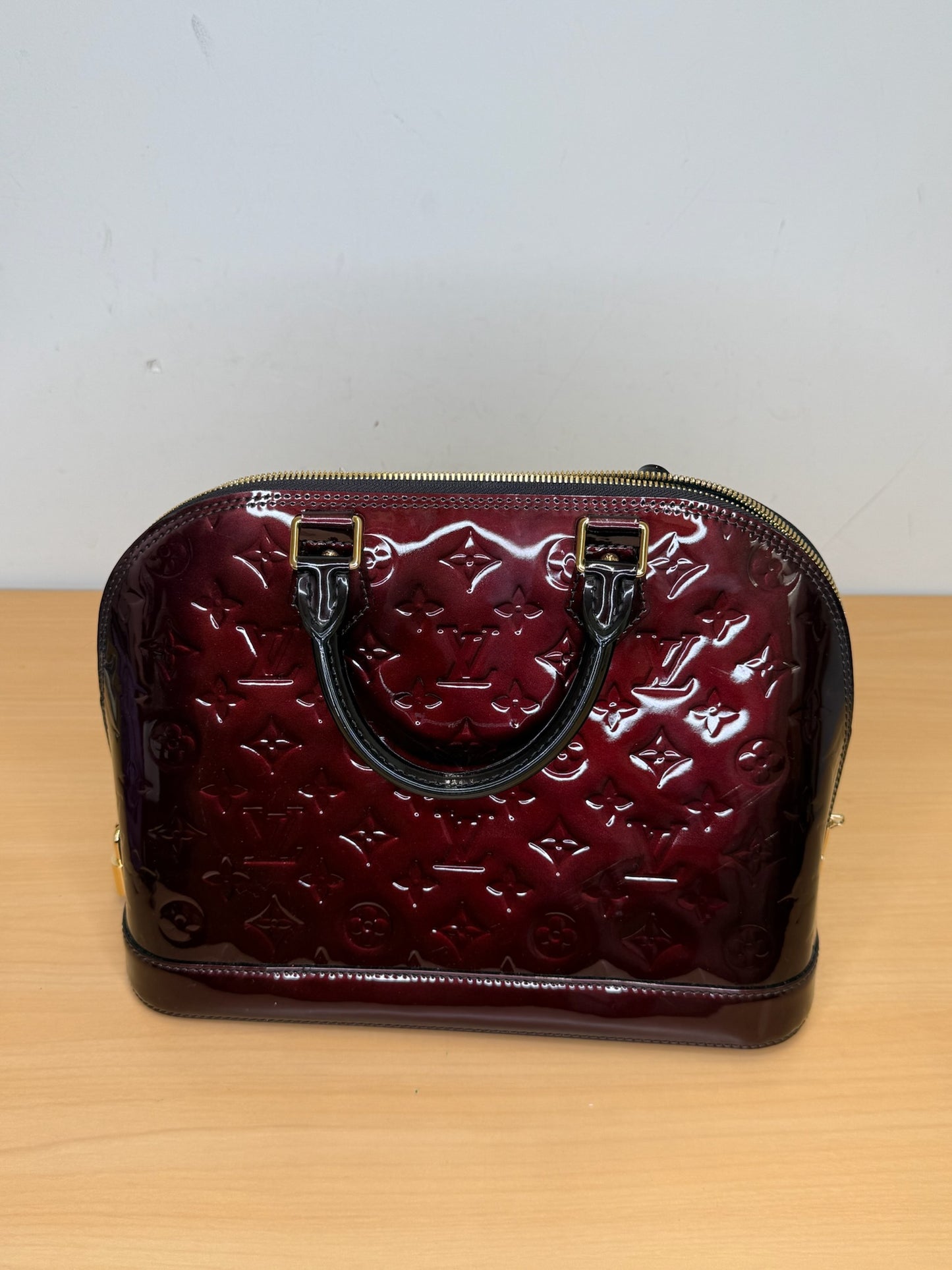 Louis Vuitton Alma PM in Amarante Monogram Vernis