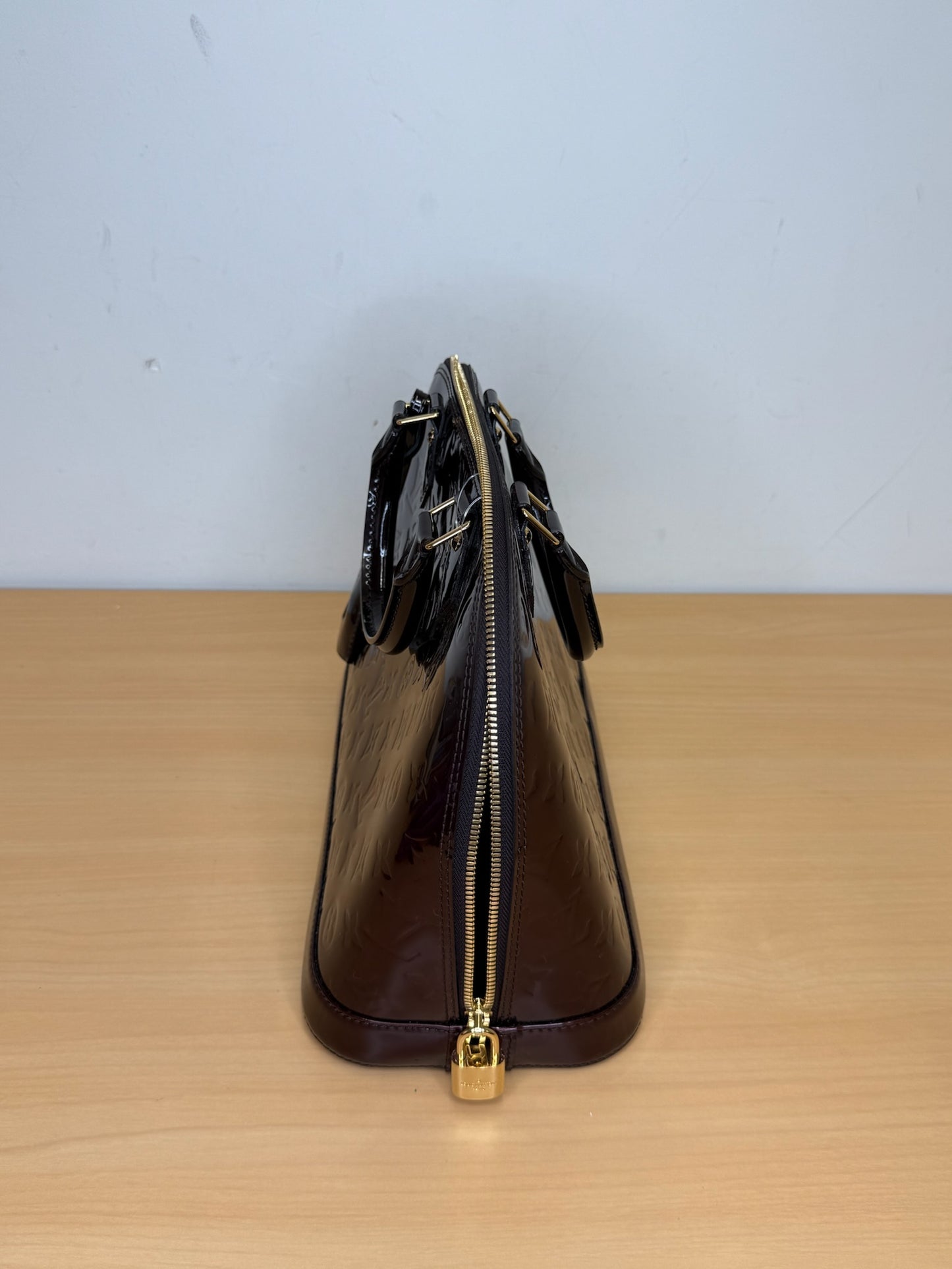Louis Vuitton Alma PM in Amarante Monogram Vernis