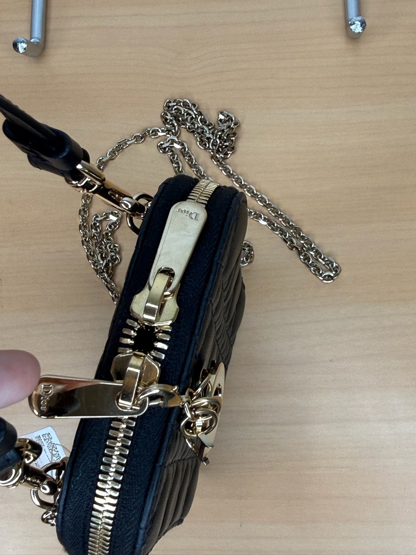 Dior Lady Dior Cannage Lambskin Phone Holder