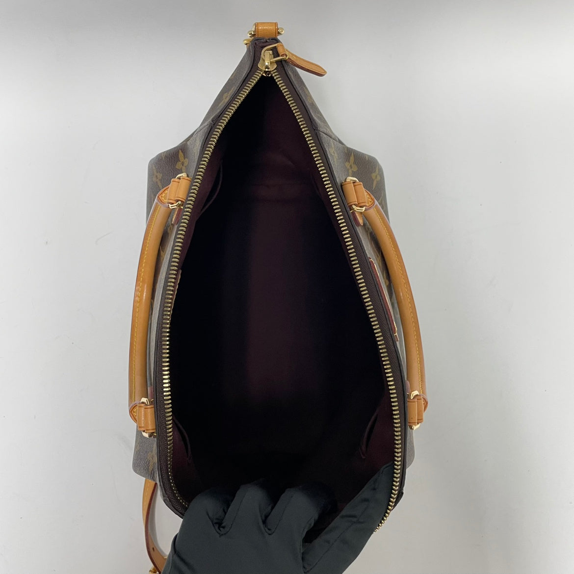 Louis Vuitton Brown PVC Monogram Canvas Turenne MM Shoulder Bag M48814 (V01290416HD)
