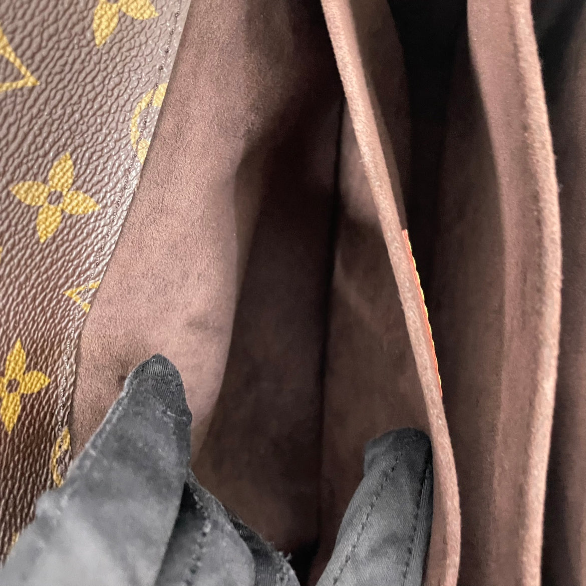 Louis Vuitton Brown PVC Monogram Canvas Pochette Metis ONE Shoulder Bag M40780