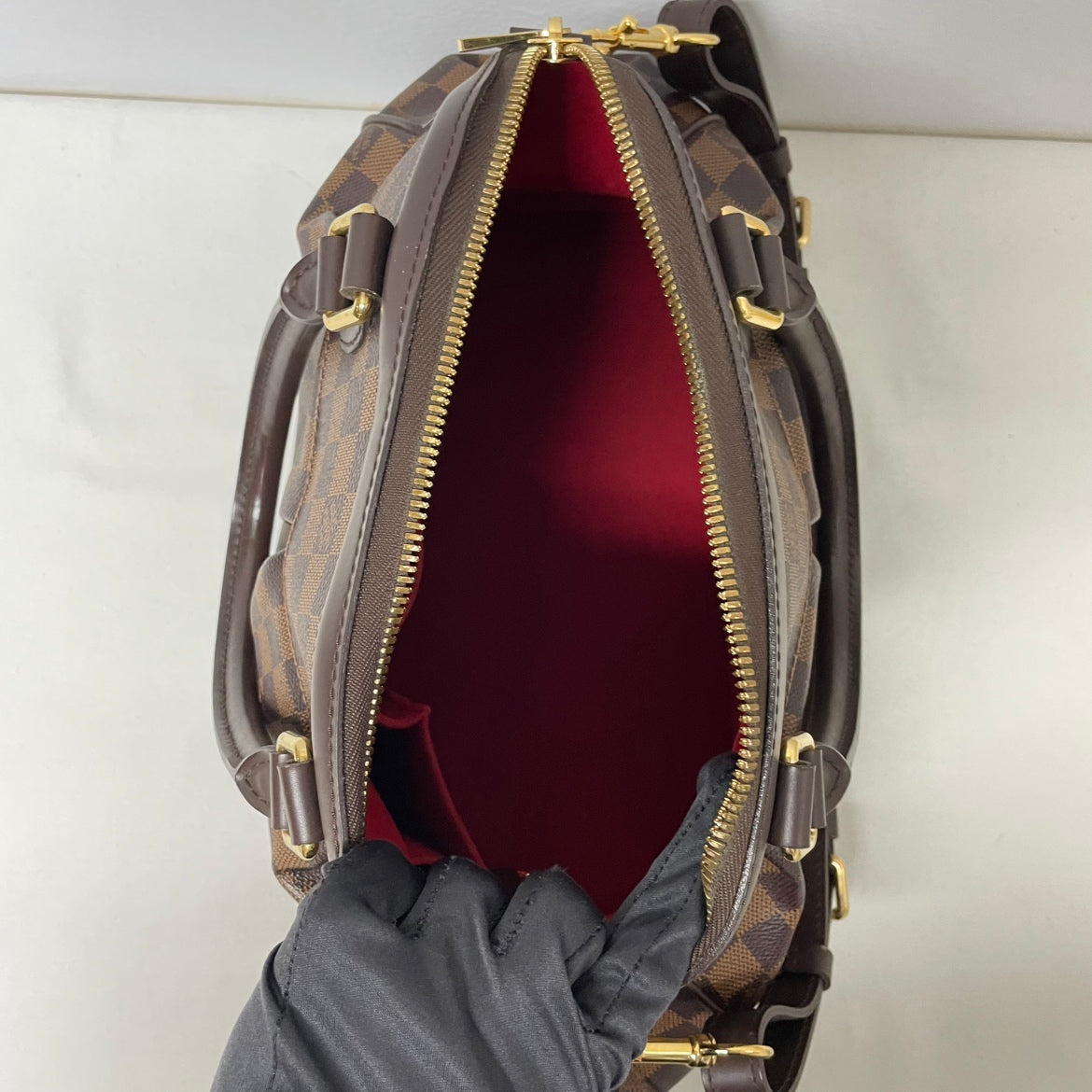 Louis Vuitton Brown PVC Damier Canvas Trevi PM Shoulder Bag N51997
