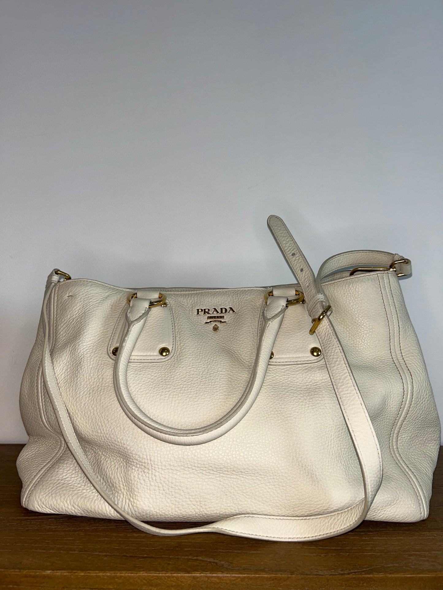 Prada Vitello Daino Shoulder Bag