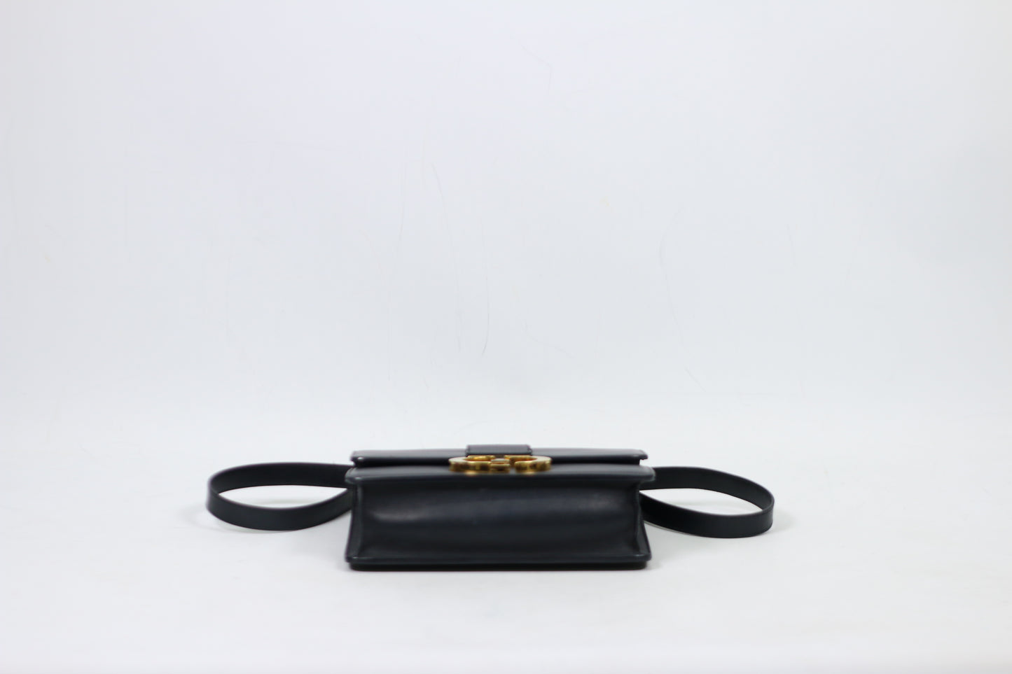 Dior Black Box Calf Leather 30 Montaigne Small Shoulder Bag M9203