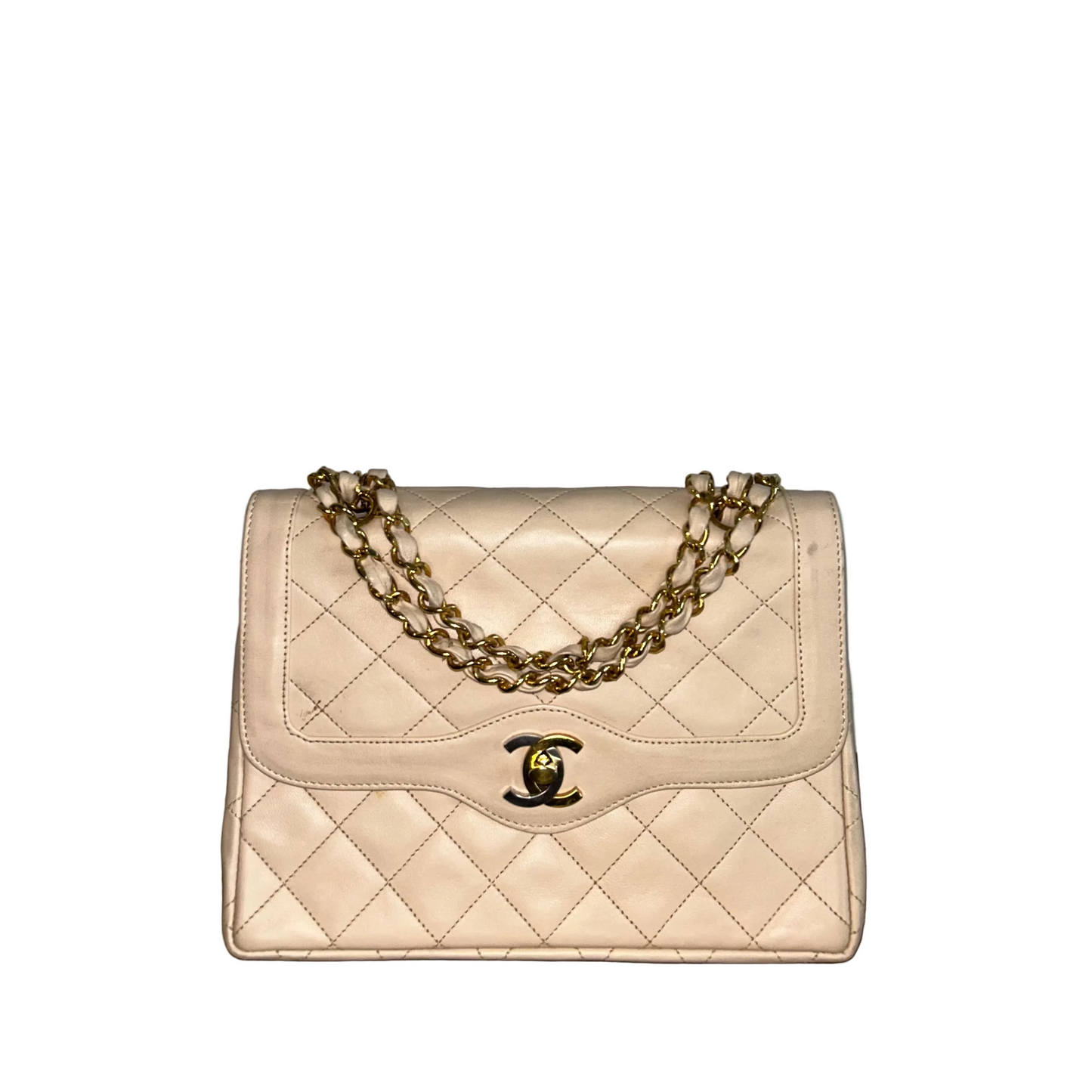 Chanel Matelassé Paris Limited Double Flap Shoulder Bag (GEN016)