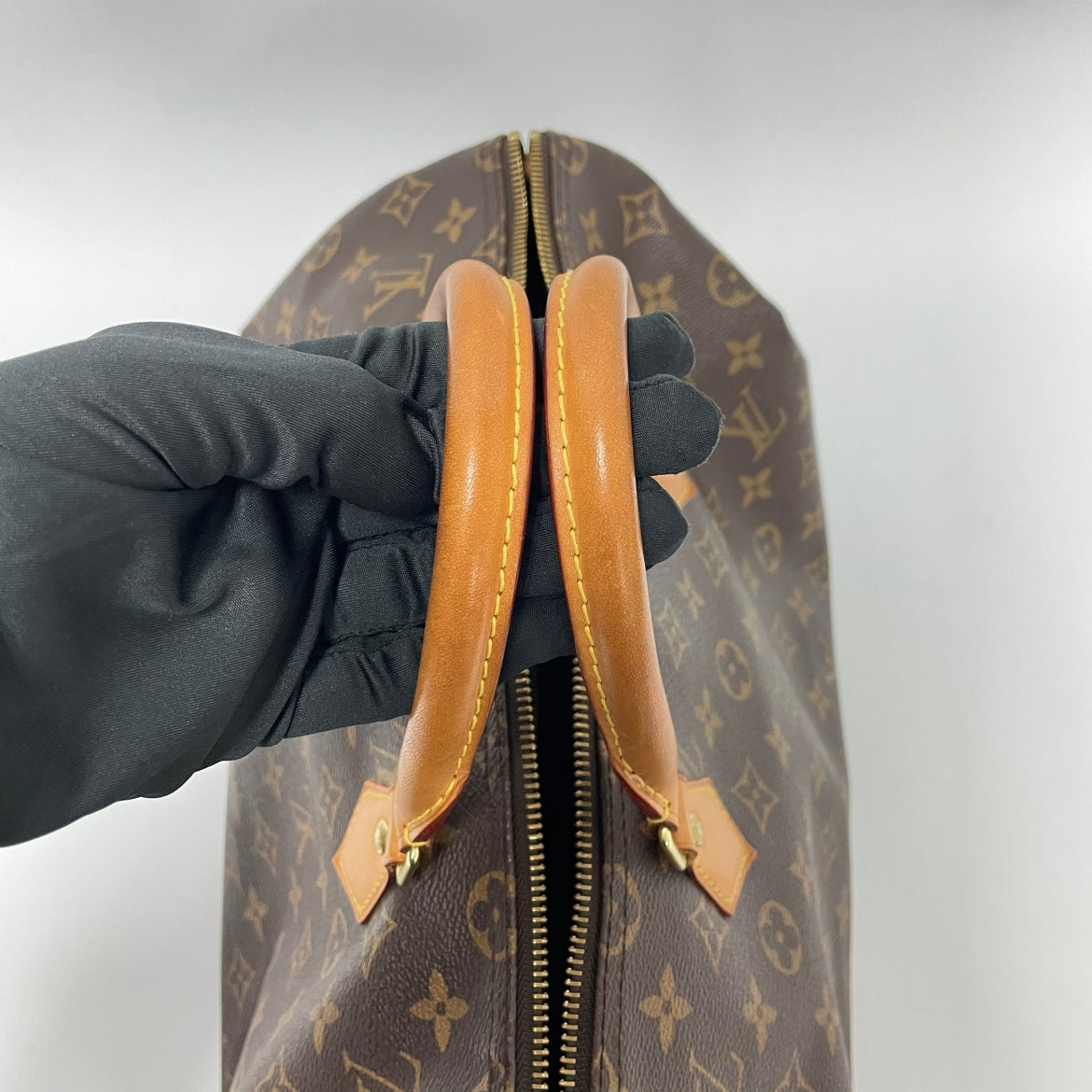 Louis Vuitton PVC Monogram Canvas Speedy 35 Tote Bag M41524 (V1225412)