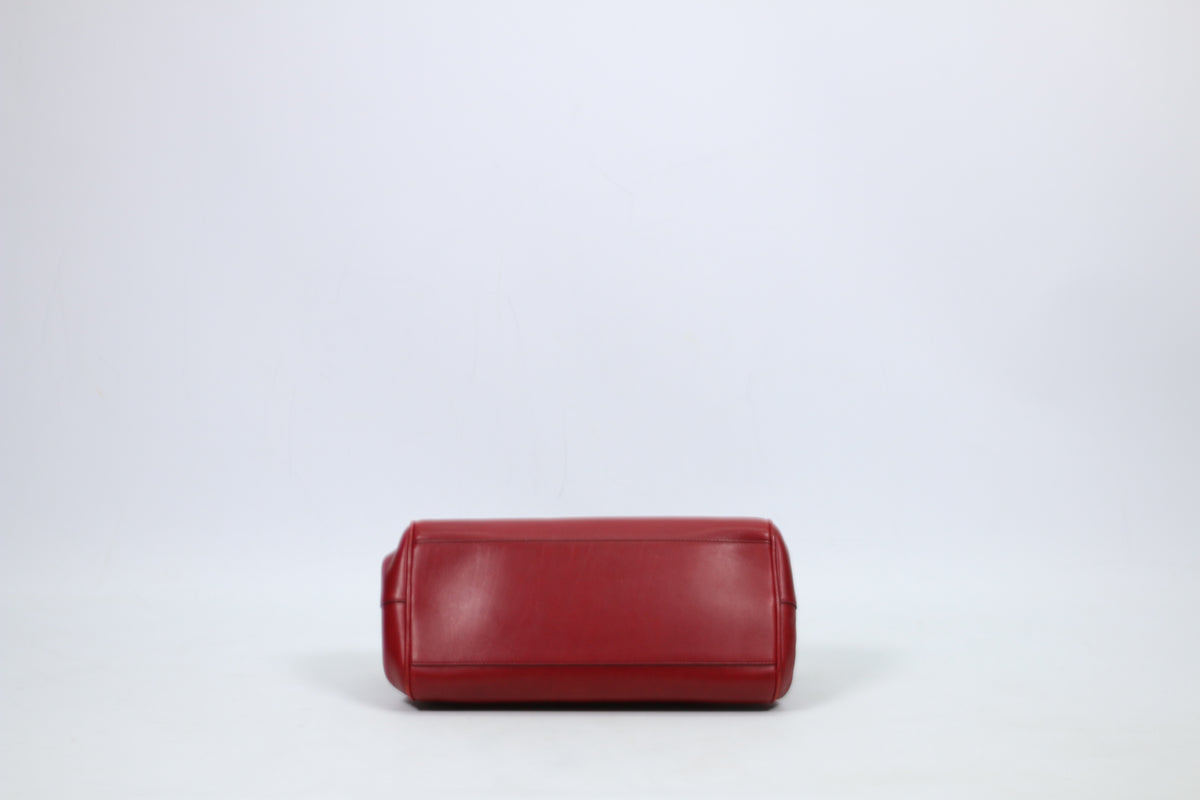 Prada Red Leather Vitello Shine Doctor ONE Tote Bag BN0501