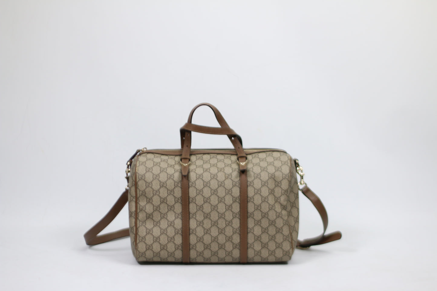 Gucci Brown PVC Trimming Boston ONE Shoulder Bag 322231