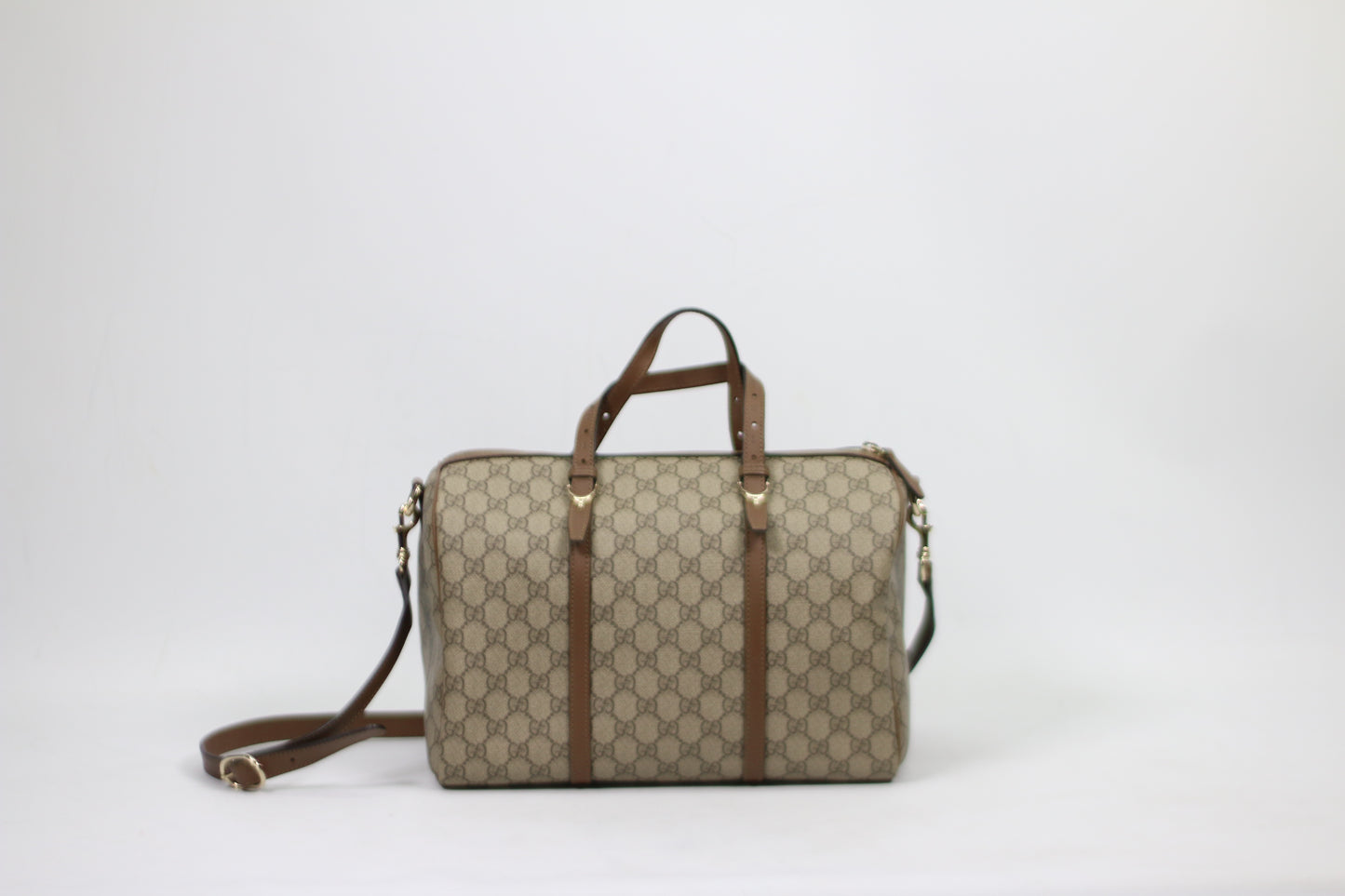 Gucci Brown PVC Trimming Boston ONE Shoulder Bag 322231