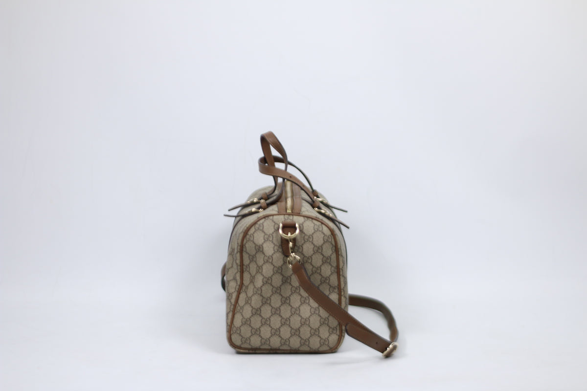 Gucci Brown PVC Trimming Boston ONE Shoulder Bag 322231