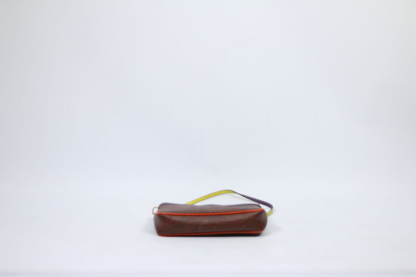 Etro Brown PVC Paisley Pouch Mini Shoulder Bag 7443 9310