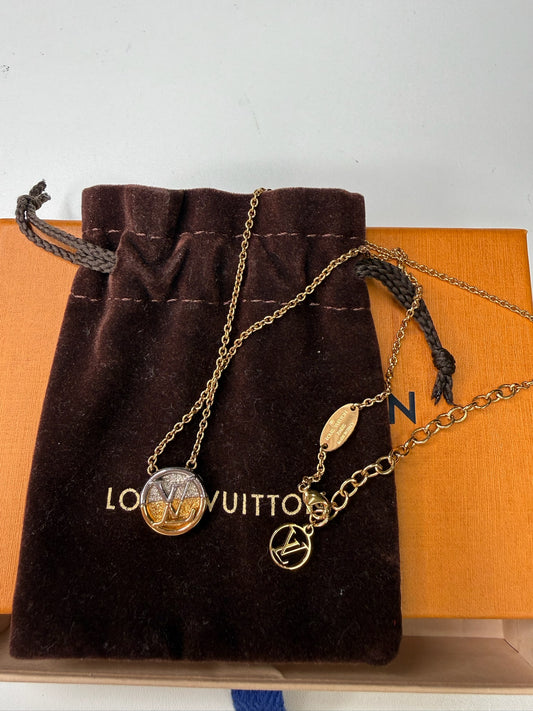 Louis Vuitton "L to V" Necklace (JP)