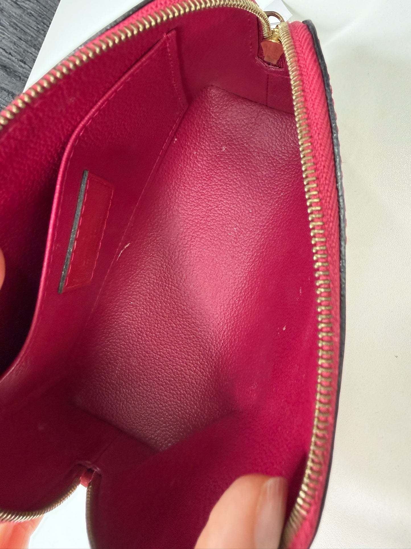 Louis Vuitton Monogram Vernis Cosmetic Pouch (JP)