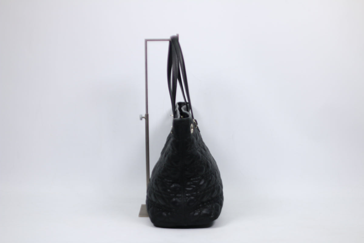 Dior Black Cannage Quilted ONE Shoulder Bag M1017