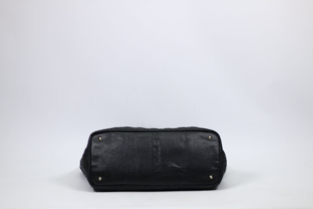 Dior Black Cannage Quilted ONE Shoulder Bag M1017