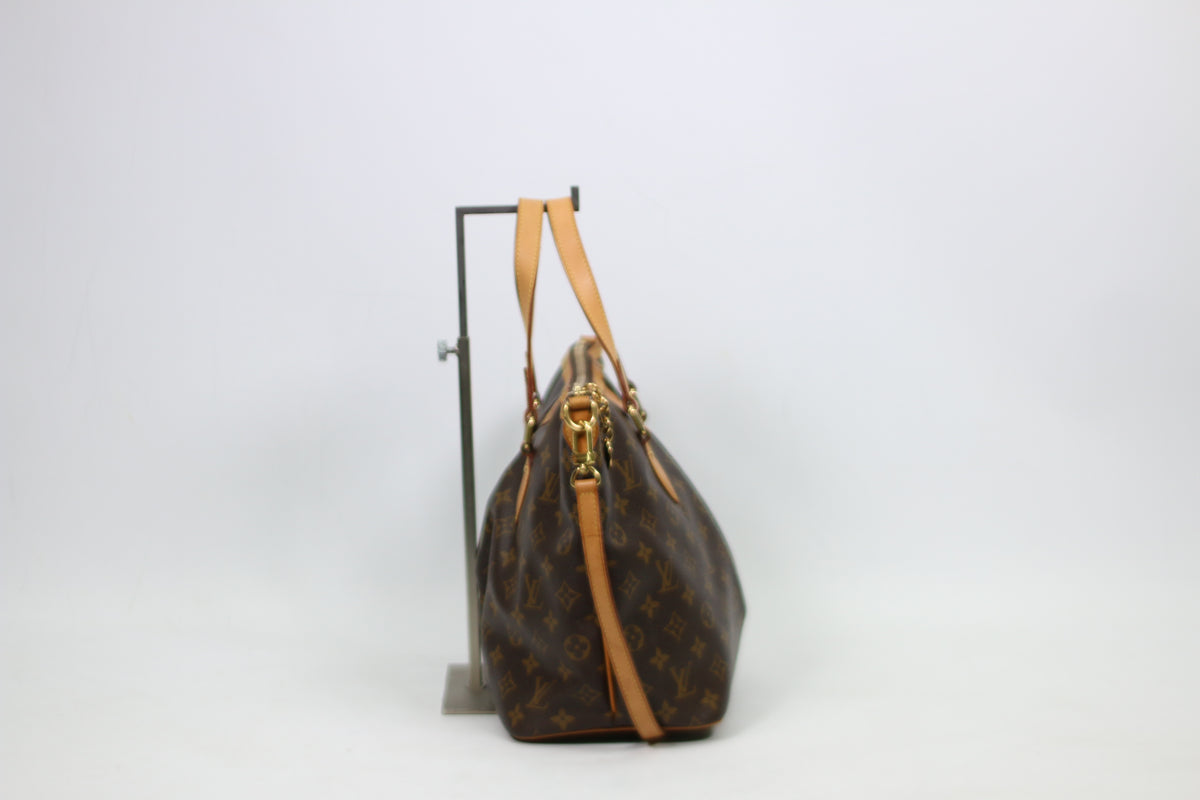 Louis Vuitton Brown PVC Monogram Canvas Palermo PM Shoulder Bag M40145 (SR4111)
